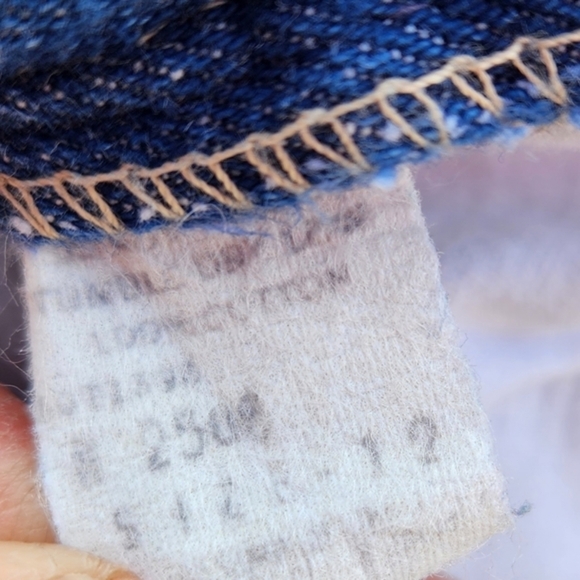 Vintage Oscar De La Renta Denim Skirt/ High‎ Waist Dark Wash Jean Skirt - Picture 9 of 9